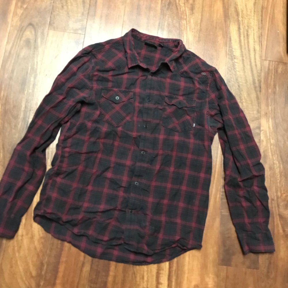 Vans button down long sleeve